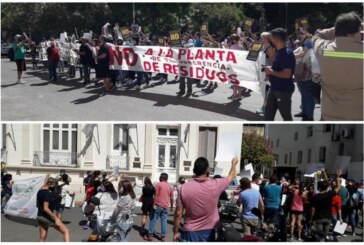 Moreno | Protesta frente al Municipio contra la planta de residuos de La Reja