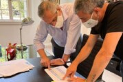 Alberto Fernández y Juan Zabaleta analizaron los avances del Parque Industrial de Hurlingham