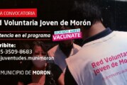 Morón lanzó una nueva convocatoria a la Red Voluntaria Joven