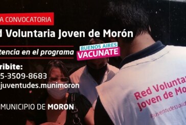 Morón lanzó una nueva convocatoria a la Red Voluntaria Joven