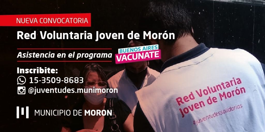 Morón lanzó una nueva convocatoria a la Red Voluntaria Joven