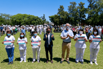 Provincia | Entregan diplomas de reconocimiento a quienes finalizaron el curso de Vacunadores Covid-19