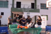 Morón | Lucas Ghi entregó materiales deportivos al Club Garza