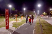 Castelar | Lucas Ghi inauguró obras de iluminación en el Corredor Ferré