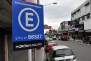 Morón | El Municipio libera el estacionamiento medido hasta fin de mes