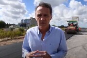 Katopodis supervisó las obras de extensión de la Autopista Presidente Perón