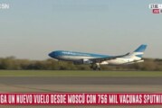 Llegó un nuevo vuelo de Moscú con 756 mil dosis de Sputnik V