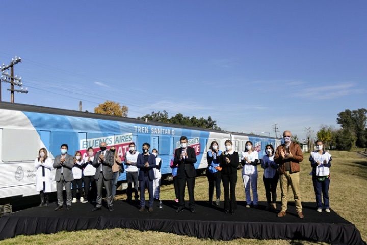 Provincia | Se puso en marcha el Tren Sanitario que unirá Cañuelas con Bahía Blanca