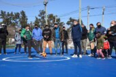Merlo | Se inauguró el nuevo playón deportivo del Club Los Pinos