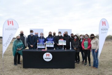 Morón | Ghi firmó convenio para que dos clubes utilicen el futuro Polideportivo Municipal de El Palomar