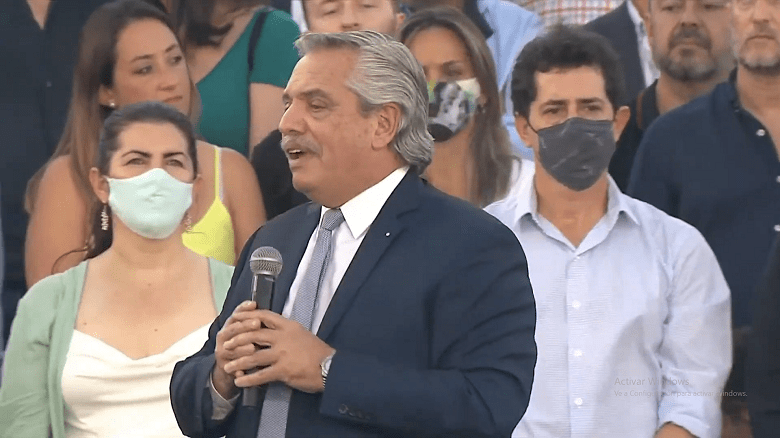 Alberto Fernández en Morón | “Mi tarea es terminar lo que empezó Néstor y siguió Cristina”