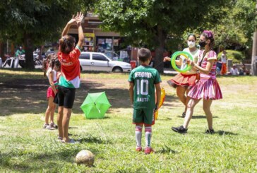 Se reinauguró la Plaza San Pantaleón, en La Tablada