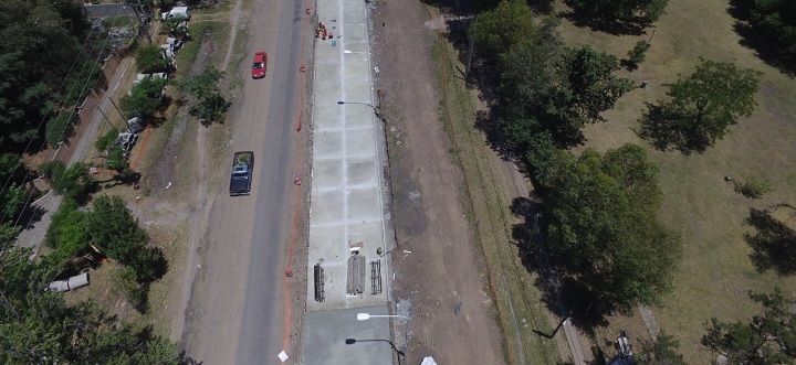 Moreno | Avanza la obra de pavimentación de la avenida Storni