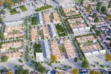 La Provincia inició una megaobra de viviendas en La Matanza