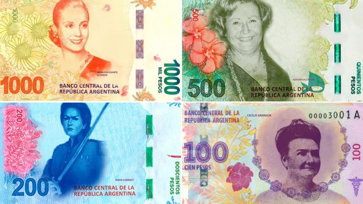 Alberto Fernández presenta los nuevos billetes con mujeres próceres