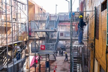 Morón | Continúan los trabajos en las viviendas del barrio Presidente Sarmiento