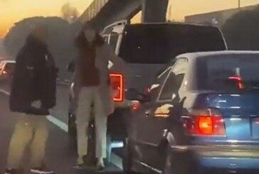 Acceso Oeste | Un hombre golpeó a una mujer luego de haberla chocado
