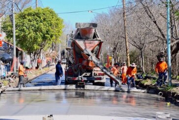 Morón | Avanzan las obras de repavimentación en El Palomar
