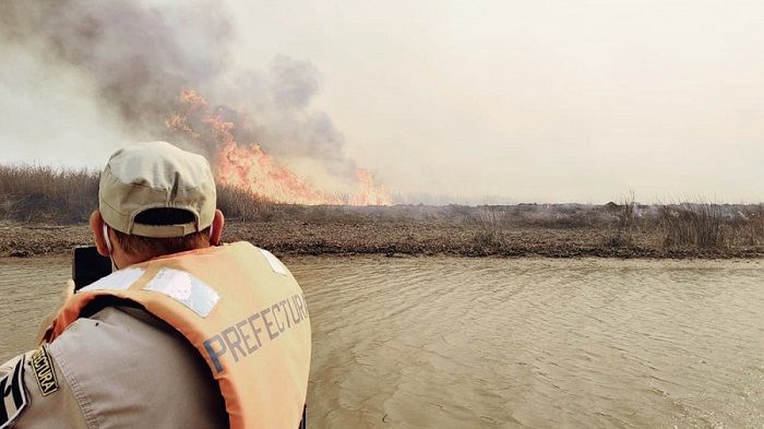 Provincia | Detuvieron a tres personas acusadas de provocar incendios en el Delta
