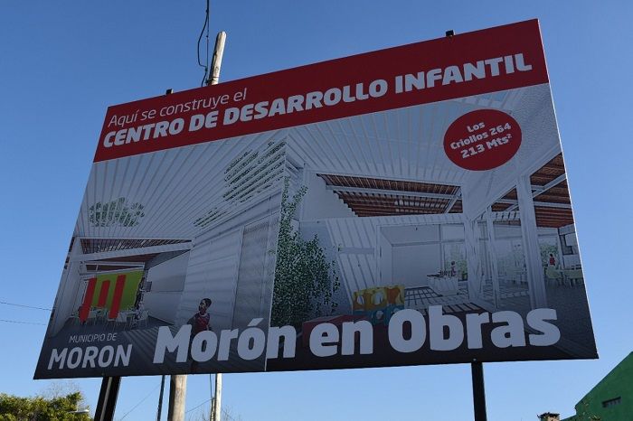 Morón avanza con la construcción de Centros de Desarrollo Infantil