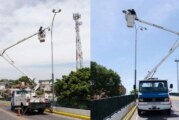 Merlo | Nuevas luminarias en el Puente Héroes de Malvinas