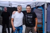 Miles de vecinos disfrutaron del documental de Divididos en Hurlingham