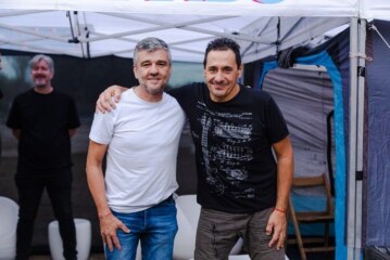 Miles de vecinos disfrutaron del documental de Divididos en Hurlingham