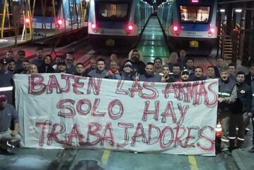 Trabajadores del Sarmiento: “No podemos permitir que un reclamo gremial se resuelva con la policía”