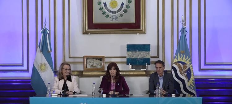 CFK en Santa Cruz: “Es necesario volver a ejercer el amor por la Patria”