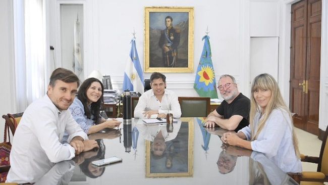 Dirigentes de Nuevo Encuentro se reunieron con Axel Kicillof