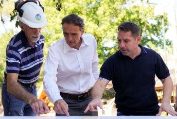 Descalzo y Katopodis recorrieron obras hidráulicas en Ituzaingó