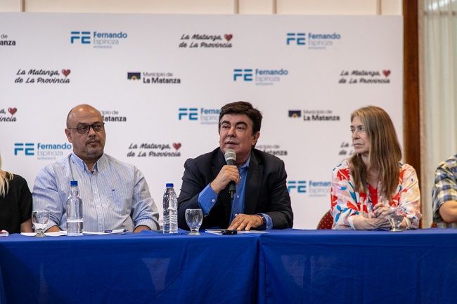 La Matanza | Espinoza convocó a representantes sociales del distrito para analizar los efectos de la crisis 
