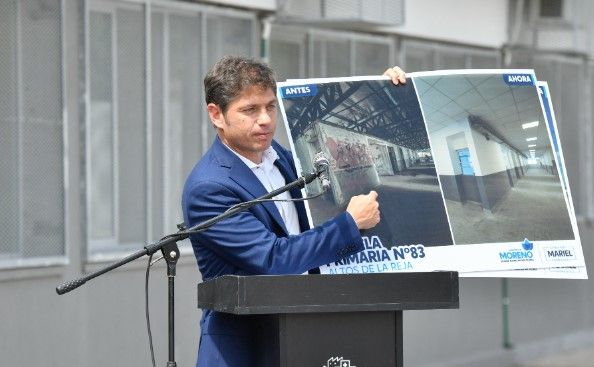 Kicillof en Moreno: “Tiene que haber un Estado presente que garantice derechos”