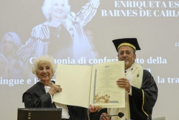 Estela de Carlotto fue distinguida en Italia: “Nuestro drama personal se fue convirtiendo en una lucha colectiva”