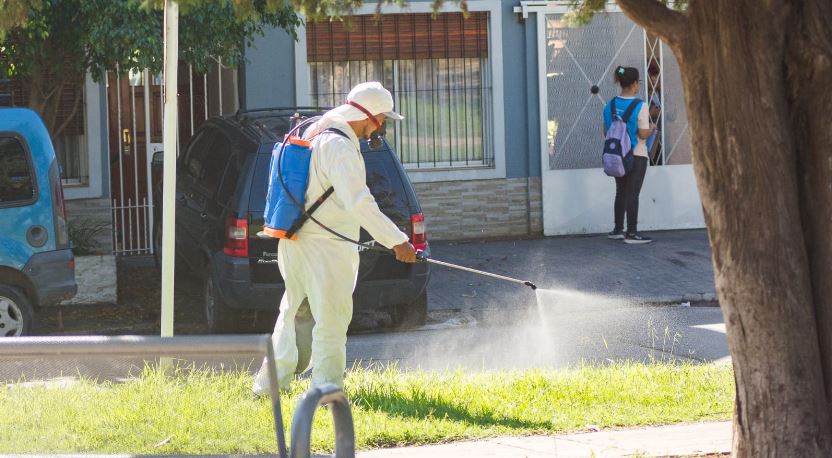 Hurlingham | Continúan los operativos de fumigación contra el dengue