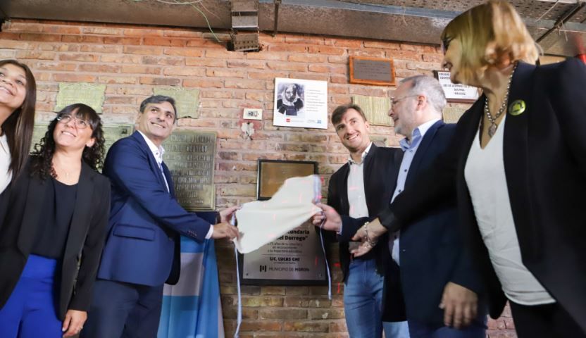 Morón | Ghi y Sabbatella en el 75° aniversario del Colegio Dorrego