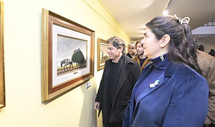 Moreno | Axel Kicillof y Mariel Fernández encabezaron la reapertura del Museo Molina Campos