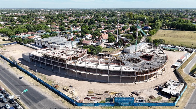 Avanza la construcción del Polo Científico Tecnológico de La Matanza