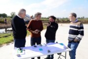 Katopodis y Perczyk recorrieron obras en la Universidad de Hurlingham