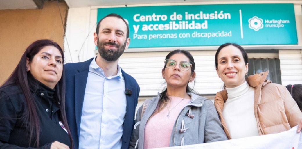 Hurlingham | Selci y Lampreabe inauguraron el Centro de Inclusión y Accesibilidad para personas con discapacidad