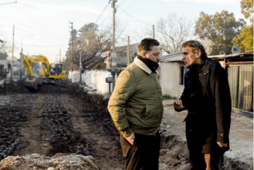Merlo | El Ministro Katopodis recorrió las obras de la Ruta 40