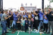 Pablo Descalzo inauguró un playón deportivo en Ituzaingó sur