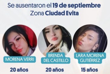 Triple femicidio: Confirman que los cuerpos hallados corresponden a las jóvenes desaparecidas en Ciudad Evita