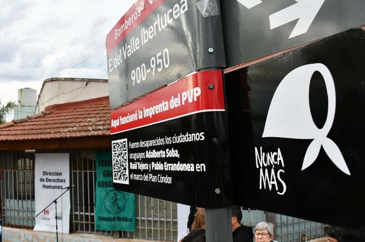 Memoria: Se señalizó la casa donde funcionó la imprenta del Partido por la Victoria del Pueblo