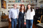 Martín Sabbatella y Mónica Macha visitaron a Cristina Kirchner