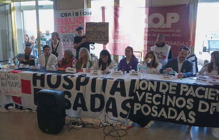 Saña con el Posadas: Más despidos y vaciamiento del hospital