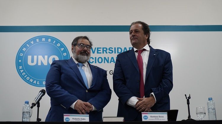 Gustavo Soos asumió como nuevo rector de la Universidad Nacional del Oeste