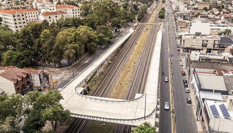 Haedo | Inauguran el nuevo puente sobre las vías del Sarmiento