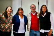 Morón | Macha, Sanz y representantes del IPS en una reunión con foco en los jubilados municipales