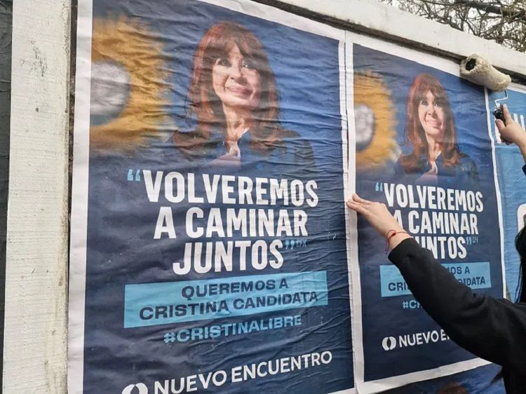 Nuevo Encuentro realiza una campaña nacional para reclamar la libertad de CFK y su candidatura en 2027